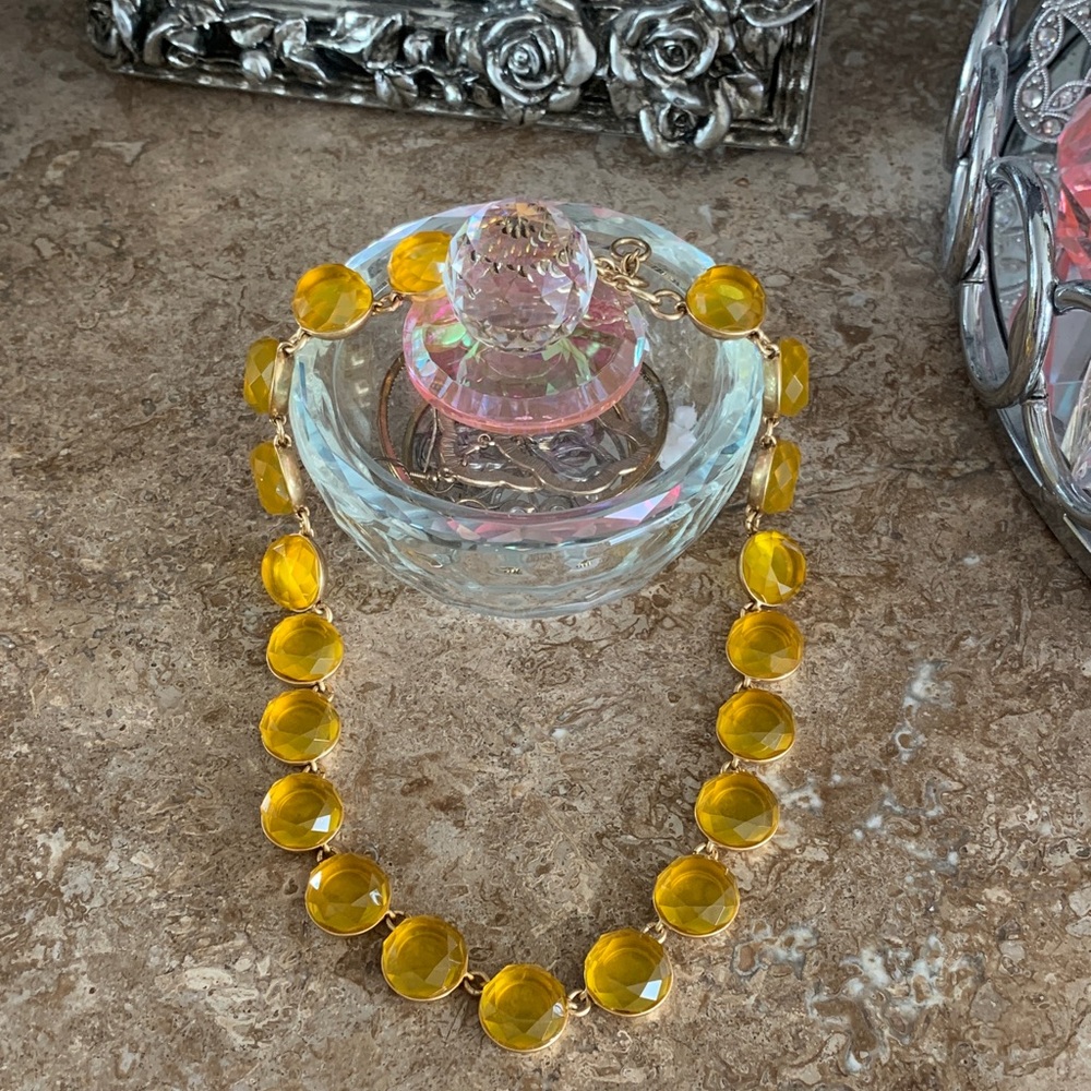 J. Crew Vibrant Yellow Necklace